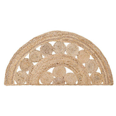Celeste Jute Braided Rug Half Circle 16.5